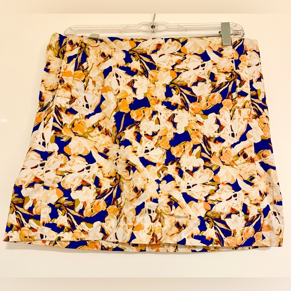 Jcrew Floral Mini Skirt